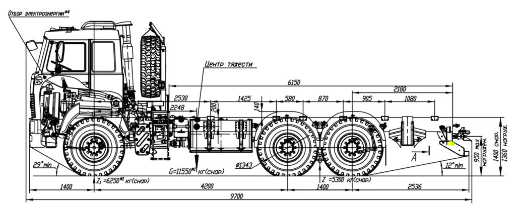 Раздаточная коробка маз 6317f9